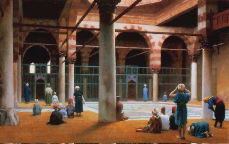 Jean Leon Gerome Interior of a Mosque  7